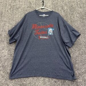 Minnesota Twins Shirt Mens 3XL Blue MLB Baseball Genuine Merchandise Logo Tee